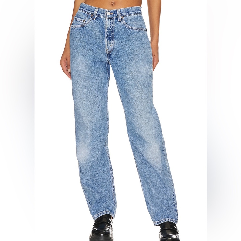 aligrace Kelsey Baggy Custom Jeans in Medium Dark